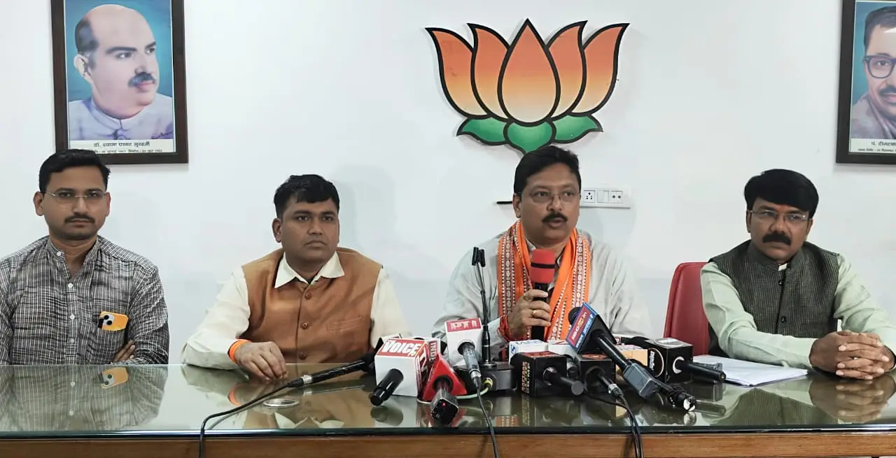 कांग्रेसी झूठे नैरेटिव सेट कर अराजकता फैलाने की कोशिश कर रही है: अनुराग सिंहदेव