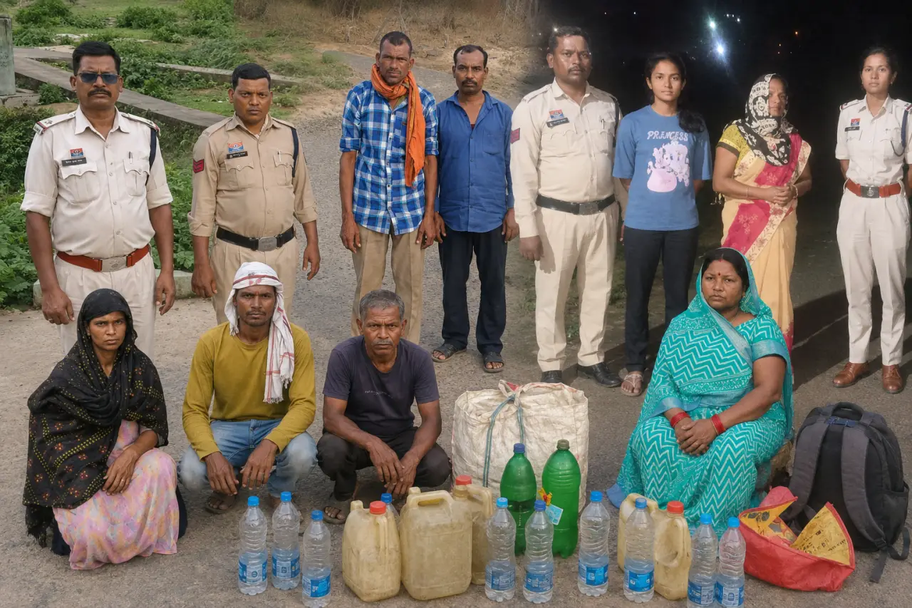 चिरमिरी पुलिस का अवैध महुआ शराब कारोबार पर बड़ा प्रहार, 10 दिनों में 8 आरोपी गिरफ्तार, 