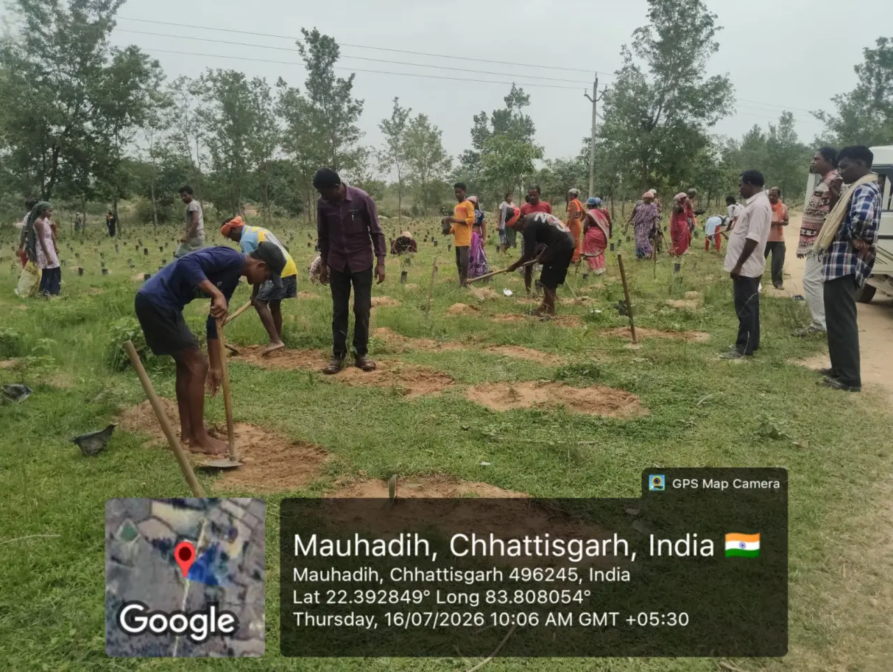 जशपुर में हरियाली और रोजगार का महाअभियान, 2.72 लाख साजा-अर्जुना पौधों का रोपण शुरू
