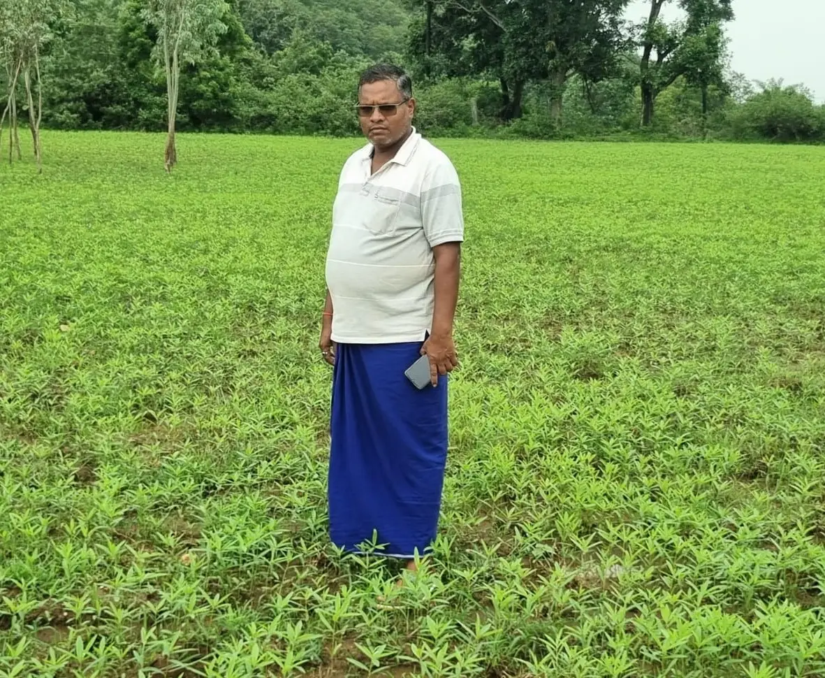 रायपुर : धान से आगे बढ़कर सन की खेती अपनाने वाले किसान सुखदेव सिदार बने फसल विविधीकरण की मिसाल