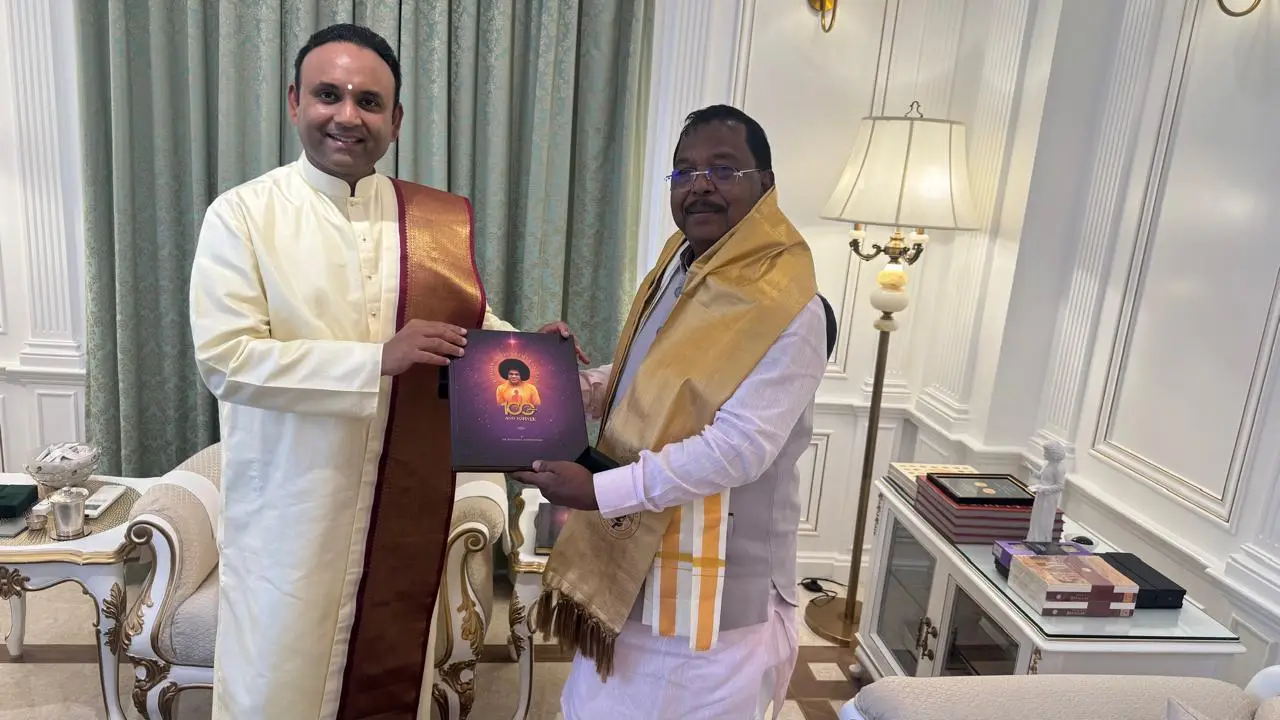 रायपुर : छत्तीसगढ़ के कृषि मंत्री ने श्री सत्य साई ग्राम का किया दौरा