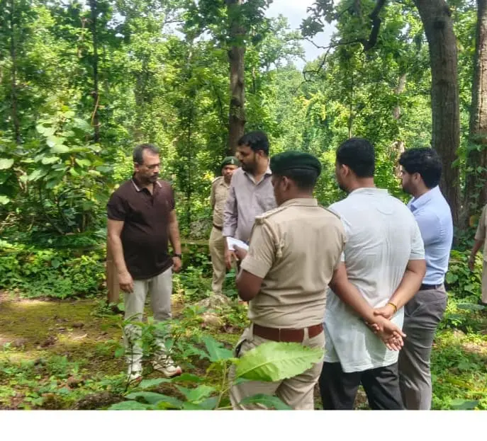 रायपुर : प्रधान मुख्य वन संरक्षक एवं वन बल प्रमुख ने जशपुर के भैरव पहाड़ और पर्यावरण वाटिका का किया निरीक्षण