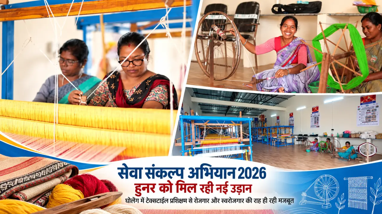 सेवा संकल्प अभियान 2026 :घोलेंग के हुनर को मिली नई उड़ान, टेक्सटाइल प्रशिक्षण से आत्मनिर्भरता की ओर बढ़ रहीं महिलाएं और युवा,