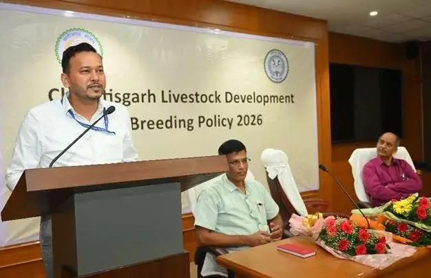 रायपुर : छत्तीसगढ़ पशुधन विकास एवं प्रजनन नीति 2026 के निर्धारण के लिए हितधारक कार्यशाला आयोजित