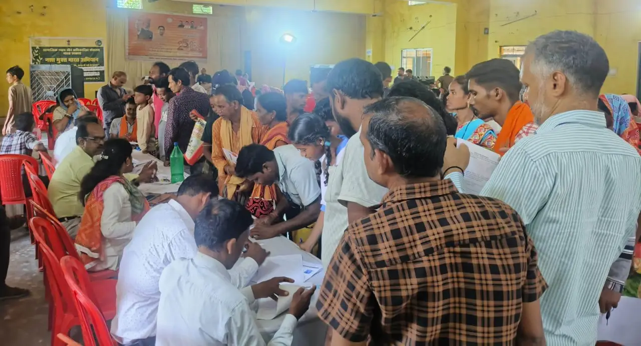 रायपुर : सेवा संकल्प अभियान के तहत पुसौर में यूडीआईडी कार्ड के लिए विशेष शिविर