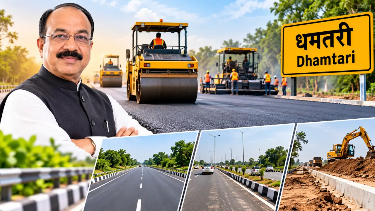धमतरी में 101 करोड़ से अधिक के सड़क कार्यों को मंजूरी, पांच मार्गों का होगा चौड़ीकरण-मजबूतीकरण