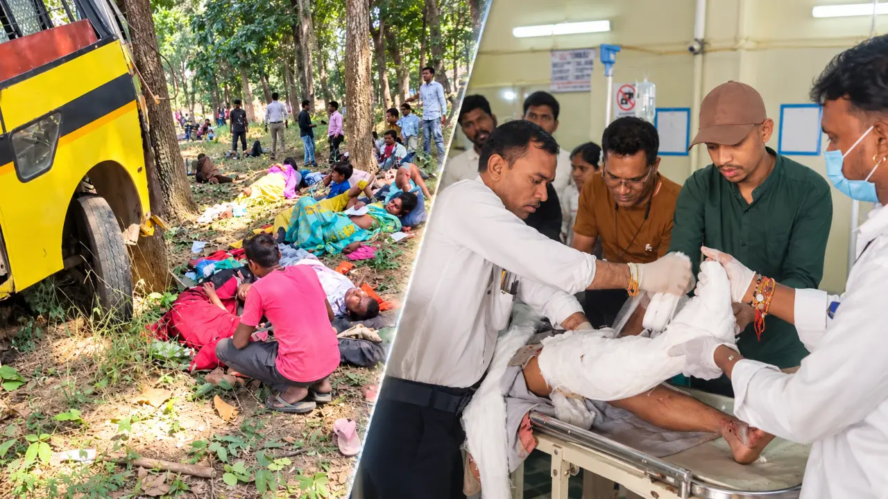 मनेंद्रगढ़ बस हादसे में 6 की मौत, CM साय ने जताया गहरा दुख; मृतकों के परिजनों को 5-5 लाख, घायलों को 50-50 हजार की सहायता, घायलों से मिलेंगे स्वास्थ्य 