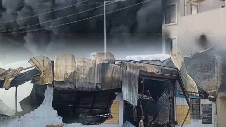 विदिशा में पूर्व भाजपा विधायक की पेस्टिसाइड्स फैक्ट्री में आग, लोगों को जहरीले धुएं से दूर रहने की हिदायत