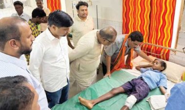 स्कूल की छत का गिरा प्लास्टर, 5 बच्चे घायल