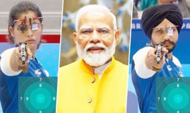 PM मोदी ने मनु भाकर और सरबजोत सिंह को पदक जीतने पर बधाई दी