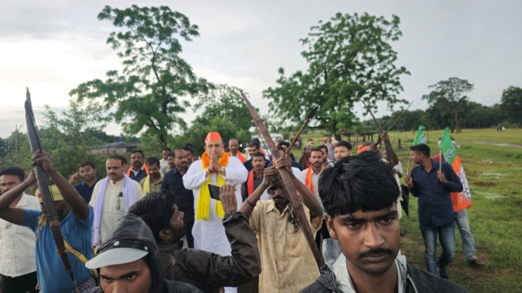 प्रबल प्रताप सिंह जूदेव के नेतृत्व में सैकड़ों कार्यकर्ताओं ने लिया भाजपा का सदस्यता, पंडरापाठ में आयोजित महा सदस्यता अभियान मोर बुथ मोर अभियान कार्यक्रम में प्रबल ने कहा पंडरापाठ भाजपा का सबसे सशक्त और अभेद गढ़