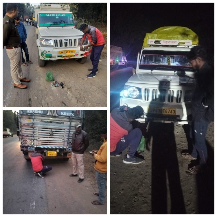 चकाचौंध वाली लाइटें लगाने व यातायात नियमों के उल्लघंन पर 30 वाहन चालकों के खिलाफ चौकी खड़गवां पुलिस की सख्त कार्रवाई।