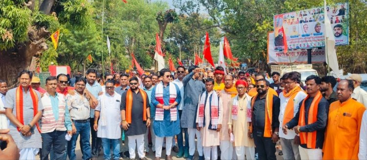 बगीचा के सरहुल पूजा मे उमड़ा जनसैलाब,आदिवासी समाज,आदिवासी संस्कृति की विशेष पूजा है सरहुल पूजा