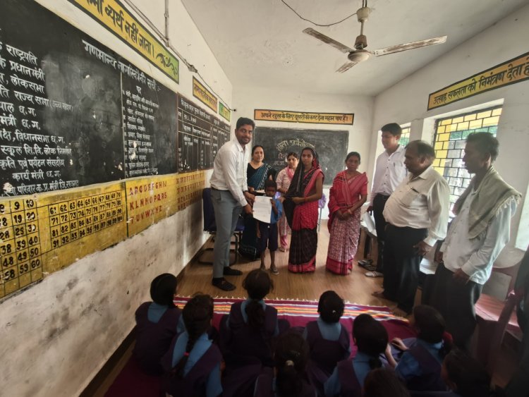 रायपुर : जून से खुले स्कूलों के पट, पहले दिन पहुंचे बच्चों का हुआ स्वागत