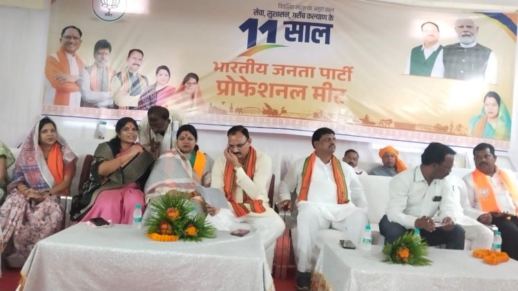 मोदी के नेतृत्व में भारत फिर से बनेगा विश्वगुरु, आज की संगोष्ठी 2047 के विकसित भारत बनाने का होगा कदम- कमलेश जांगड़े