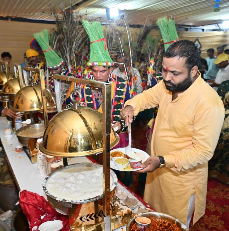 मुख्यमंत्री निवास में हरेली उत्सव: छत्तीसगढ़ी व्यंजनों की खुशबू से सराबोर हरेली तिहार,,,