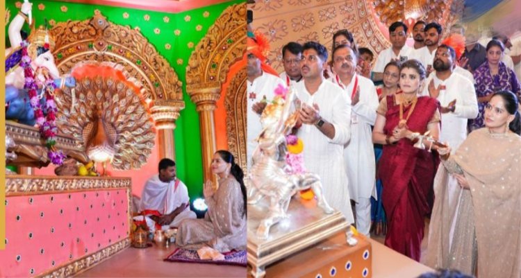 Big News : गणपति प्राण प्रतिष्ठा में कथावाचक जया किशोरी हुईं शामिल..गणेश उत्सव में पंडालों से निकलने वाले शोर को लेकर बोलीं- 'DJ मुक्त पंडाल बनने चाहिए'..पढ़ें पूरी ख़बर