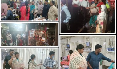 हिट एंड रन केस मामले में घायलों के बेहतर उपचार के लिए रात भर डटी रही जशपुर विधायक,बगीचा से लेकर अंबिकापुर के अस्पताल पहुंच लिया स्वास्थ का जानकारी,दिया समुचित उपचार का निर्देश