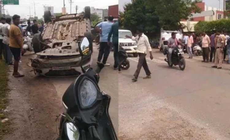 CG Accident : तेज रफ्तार कार और बाइक में भिड़ंत..एक युवती और दो युवक घायल..पढ़ें पूरी ख़बर