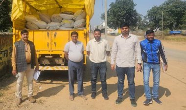 कार्रवाई : अवैध रूप से भंडारित 75 बोरी धान जब्त