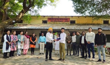 69 वीं राष्ट्रीय शालेय क्रीड़ा प्रतियोगिता में शासकीय स्कूल बड़ा बाजार के कक्षा 12 वीं के छात्र अंकित का क्रिकेट के लिए हुआ चयन