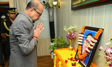 राज्यपाल ने डॉ. अंबेडकर की पुण्यतिथि पर उन्हें नमन किया
