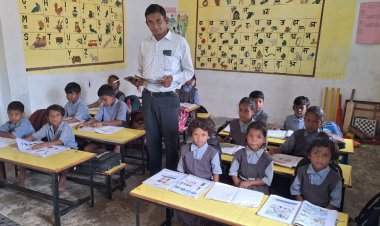 नेवरिया पारा प्राथमिक शाला में अध्यापन की व्यवस्था बेहतर 