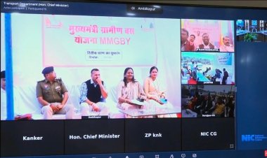 रायपुर : मुख्यमंत्री ग्रामीण बस योजना का दूसरा चरण शुरू, 180 नए गांव जुड़े बस सुविधा से,,,