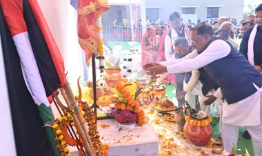 देश के स्वतंत्रता संग्राम में आदिवासी नायकों का योगदान अद्वितीय - मुख्यमंत्री श्री साय  