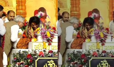 बाबा बागेश्वर को भूपेश बघेल ने बताया ‘ढोंगी’, कांग्रेस पूर्व विधायक अरुण वोरा कथा में हुए शामिल, बोले- हनुमान जी का छोटा भक्त हूं