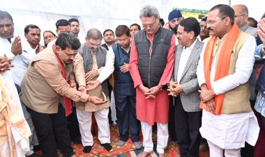 उप मुख्यमंत्री विजय शर्मा ने श्री पंचमुखी बूढ़ा महादेव मंदिर में कांवड़िया विश्राम गृह निर्माण का किया भूमिपूजन, 1.54 करोड़ की लागत से होगा तैयार