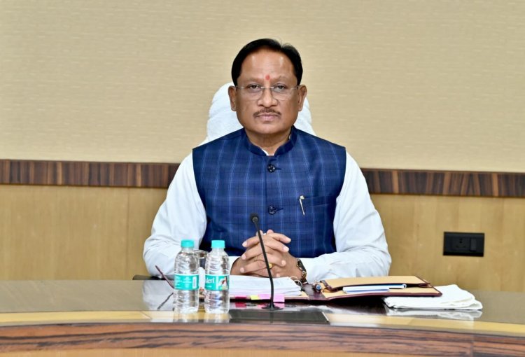 मुख्यमंत्री श्री विष्णु देव साय की अध्यक्षता में मंत्रालय, महानदी भवन में कैबिनेट की बैठक शुरू