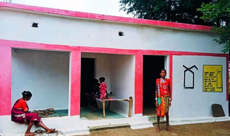 रायपुर : वनांचल की बुधवारिन की सपने को मिला नया आकार, पक्का घर बना आत्मविश्वास का आधार,,,