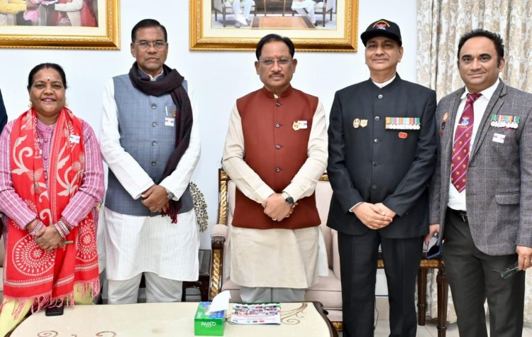रायपुर : राष्ट्र की सुरक्षा में निरंतर तैनात हमारे सैन्य जवानों का योगदान अतुलनीय : मुख्यमंत्री विष्णु देव साय,   