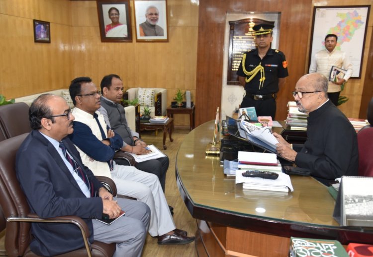 राज्यपाल श्री डेका ने शहीद महेंद्र कर्मा विश्वविद्यालय की भूमि को यथावत रखने के दिए निर्देश  