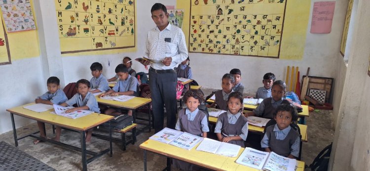 नेवरिया पारा प्राथमिक शाला में अध्यापन की व्यवस्था बेहतर 