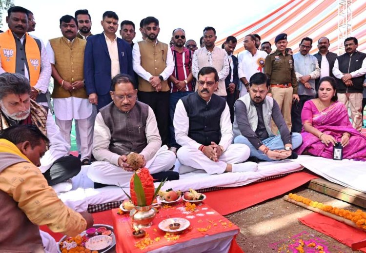 मुख्यमंत्री विष्णु देव साय ने 187 करोड़ के 23 कार्यों का किया लोकार्पण-भूमिपूजन  