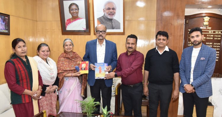 रायपुर : राज्यपाल डेका से विवेकानंद केन्द्र के पदाधिकारियों ने की सौजन्य भेंट  