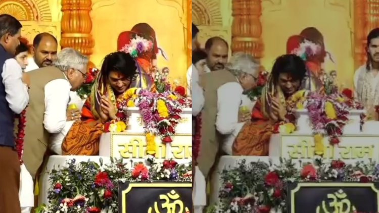 बाबा बागेश्वर को भूपेश बघेल ने बताया ‘ढोंगी’, कांग्रेस पूर्व विधायक अरुण वोरा कथा में हुए शामिल, बोले- हनुमान जी का छोटा भक्त हूं