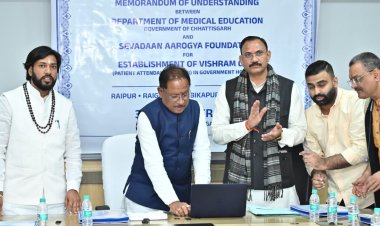 मुख्यमंत्री विष्णुदेव साय ने रायपुर साहित्य उत्सव की वेबसाइट का किया लोकार्पण