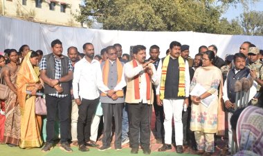 अबूझमाड़ के ओरछा पहुंचें गृह मंत्री श्री विजय शर्मा, जनचौपाल में उमड़ा जन सैलाब