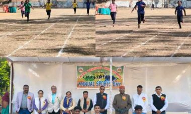 लाहिरी मेमोरियल हायर सेकेंडरी स्कूल में वार्षिक खेल दिवस हर्षोल्लास से संपन्न,,,