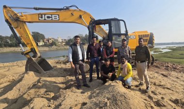 एक चैन माउंटेन एवं एक ट्रैक्टर जब्त : अवैध रेत उत्खनन के मामले में कार्रवाई