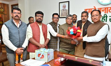 मुख्यमंत्री विष्णुदेव साय से वीर शहीद दीपक भारद्वाज स्मृति समिति के सदस्यों की सौजन्य मुलाकात    