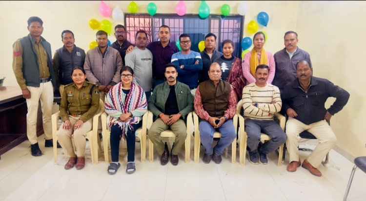 ​"कर्तव्य की यादें और विदाई की बेला: कांसाबेल पुलिस ने डीएसपी विजय सिंह राजपूत को दी भावभीनी विदाई"