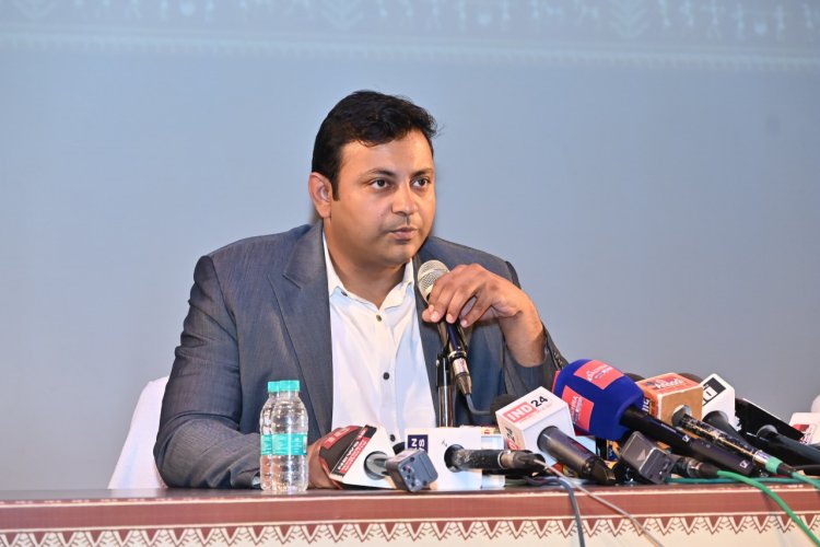 सचिव खनिज संसाधन विभाग छत्तीसगढ़ शासन श्री पी. दयानंद की पत्रकार वार्ता