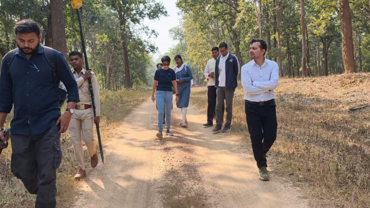 प्रशिक्षु आईएफएस अधिकारियों को मिला डीज़ीपीएस सर्वे एवं वन्यजीव प्रबंधन का व्यवहारिक प्रशिक्षण  