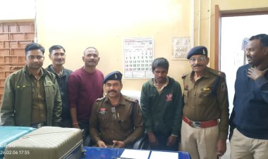 पोड़ी पुलिस ने किया एक सप्ताह पूर्व हुई चोरी का हुआ खुलासा, दो नाबालिग सहित तीन आरोपी गिरफ्तार, 18 लाख के सोने चांदी के जेवर भी हुए बरामद,