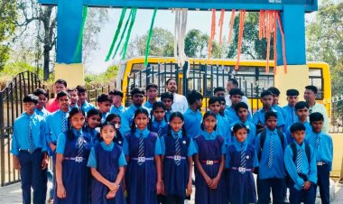 नक्सल प्रभावित क्षेत्र के बच्चों को मिला शैक्षणिक भ्रमण का अवसर