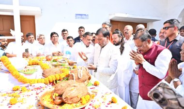 मुख्यमंत्री ने 'विशाल सतनाम सद्भाव पदयात्रा' का किया शुभारंभ